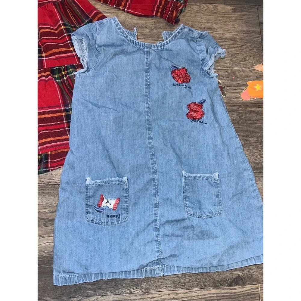 Girls Clothes Lot size 2-3T 6 Piece Pants Dresses Hoodie